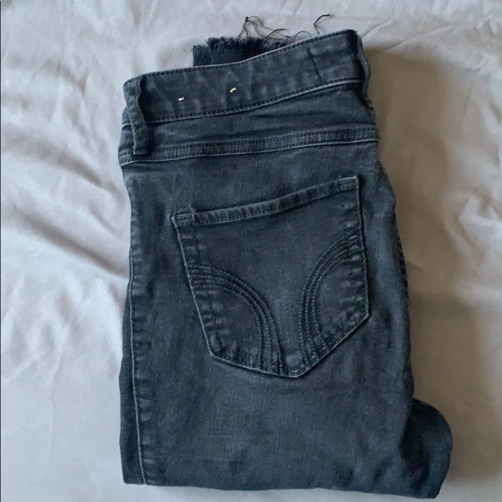 black hollister jeans